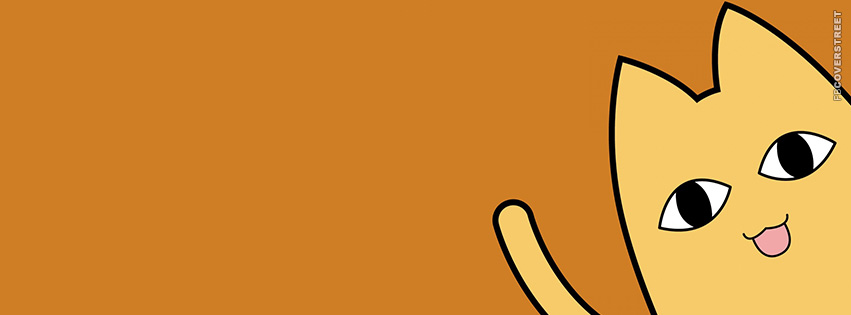 Happy Cat Orange  Wallpaper