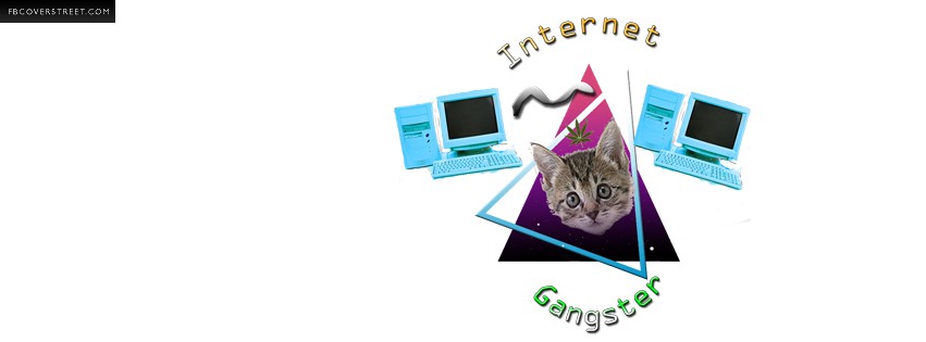 Internet Gangster Cat Wallpaper