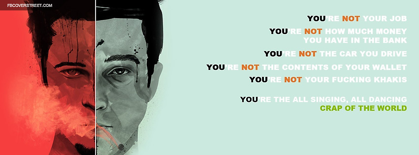 Fightclub You Are Not Quote Wallpaper