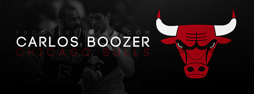 Carlos Boozer Chicago Bulls Logo Wallpaper