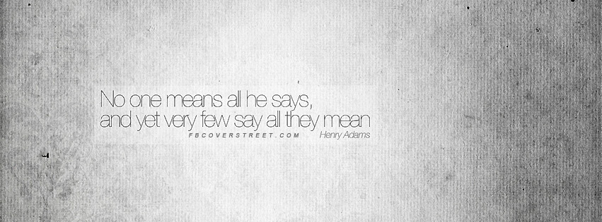 Very Few Say What They Mean Wallpaper