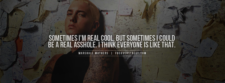Eminem Im A Real Asshole Wallpaper