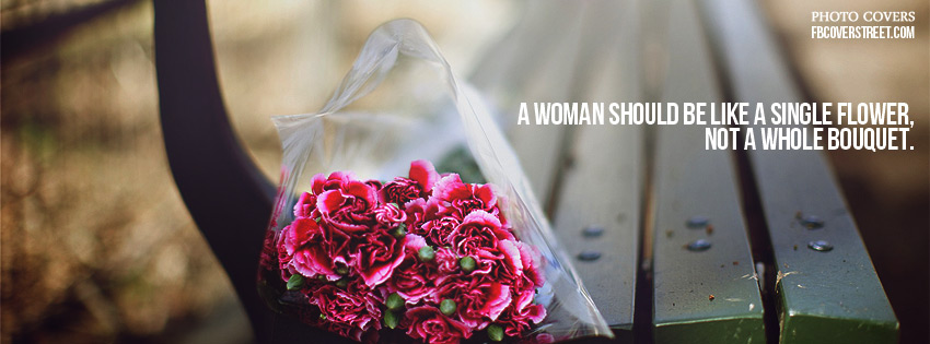 Single Flower Facebook Cover