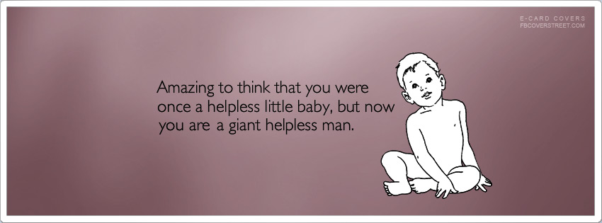 Giant Helpless Man Facebook Cover