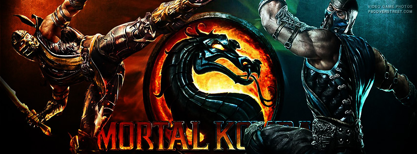 Mortal Kombat Scorpion Sub Zero Facebook Cover