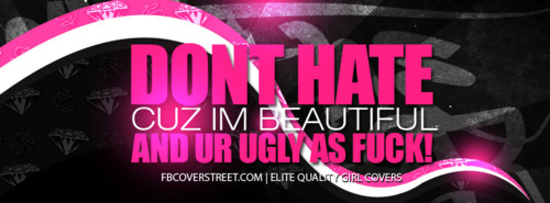 Don't Hate Facebook Cover