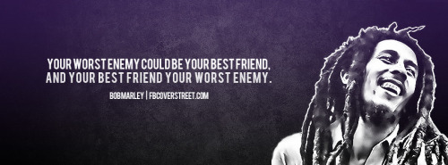 Bob Marley Friends and Enemies Facebook Cover