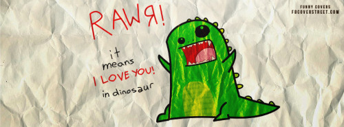 Rawr It Means I Love You Facebook Cover