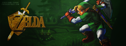 Link Zelda Fight Stance Facebook Cover