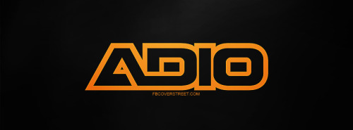 Adio Logo Facebook Cover
