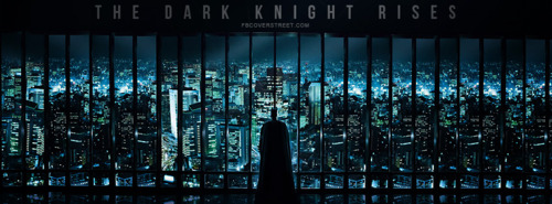 The Dark Knight Rises Batman & Gotham City Facebook Cover