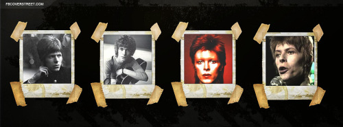 David Bowie Polaroids Facebook Cover