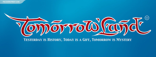 Disneyland Tomorrowland Quote Facebook Cover