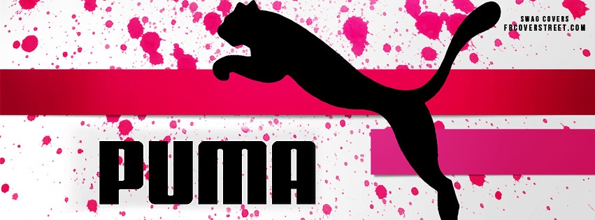 Puma Pink Logo Facebook Cover - FBCoverStreet.com