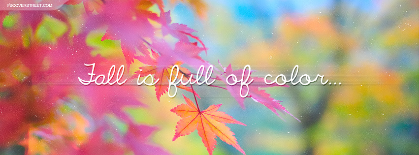 Fall Is Full of Color Japanese Trees Facebook cover