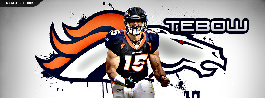 Tim Tebow Broncos Facebook cover