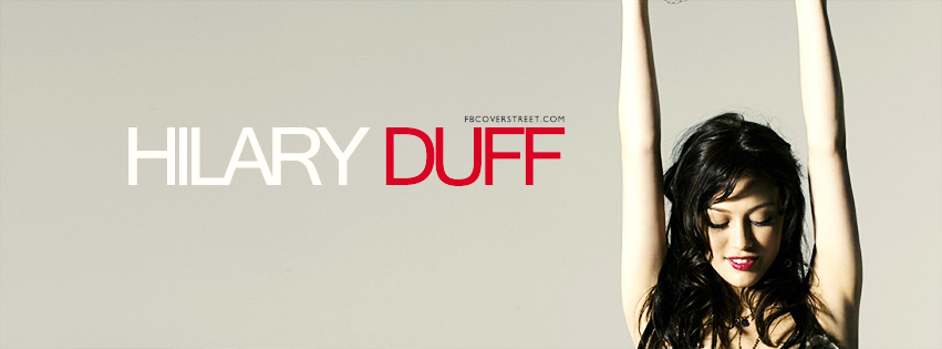 Hilary Duff Actress Facebook cover