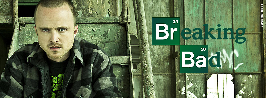 Jesse Pinkman Photo and Breaking Bad Logo Facebook Cover