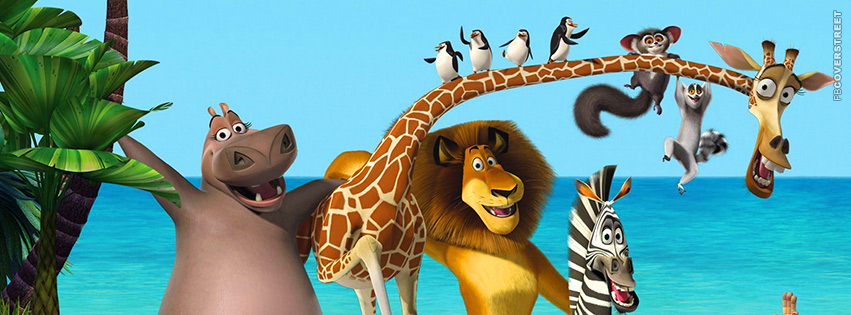 Madagascar Movie Facebook cover