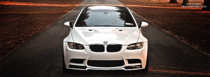 BMW On A Road Facebook Cover