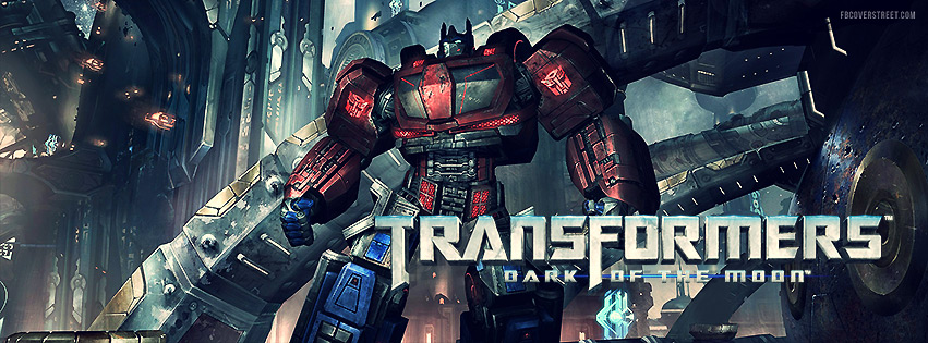 Transformers Dark of The Moon Facebook cover
