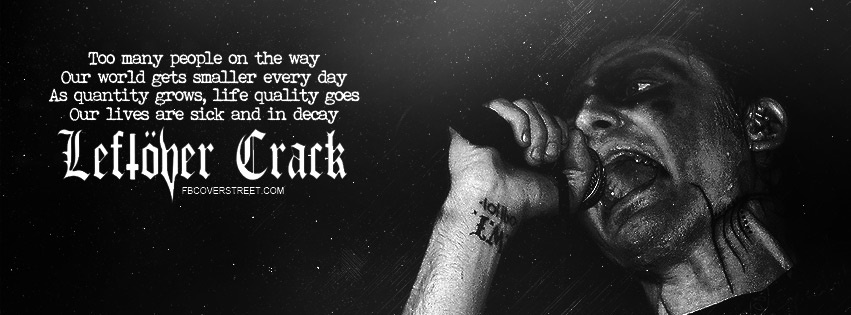 Leftover Crack Life Is Pain Quote Facebook cover