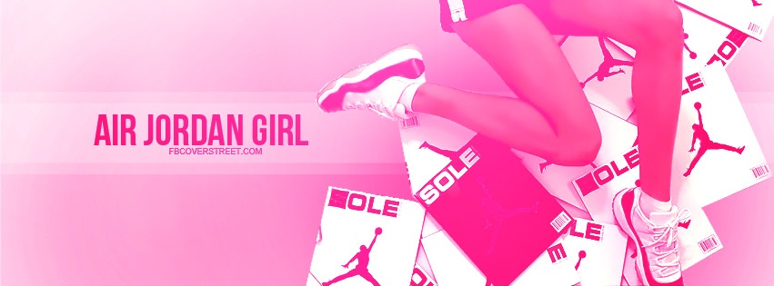 Air Jordan Girl Facebook cover