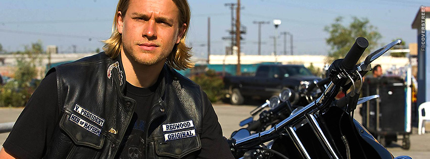 Jax Teller Sons of Anarchy Bike Pose Facebook Cover
