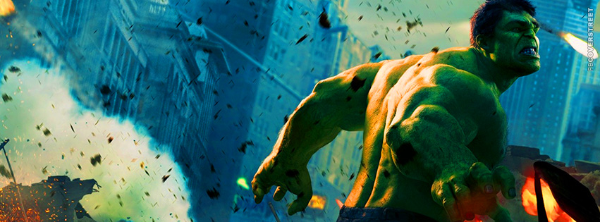 The Hulk Avengers Movie Facebook Cover