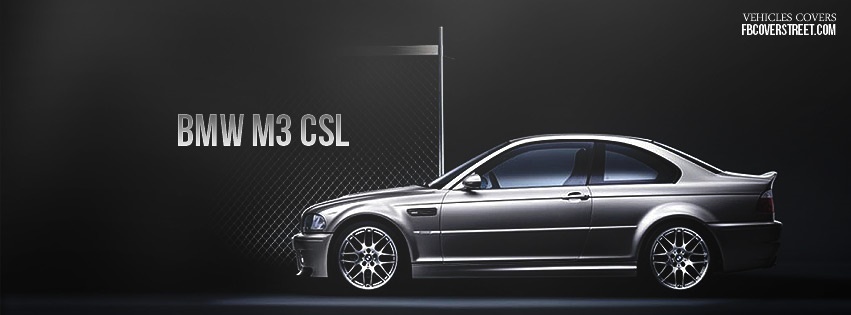 BMW M3 CSL 1 Facebook Cover