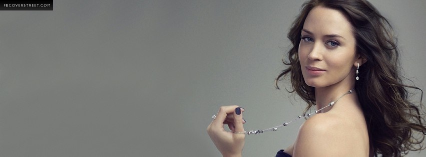 Emily Blunt Photograph Facebook cover