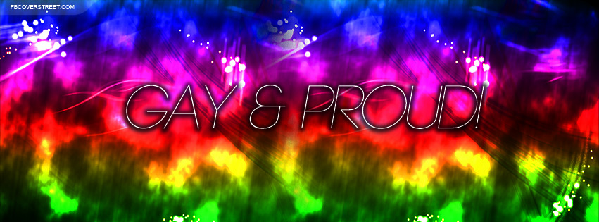 Gay and Proud Facebook cover