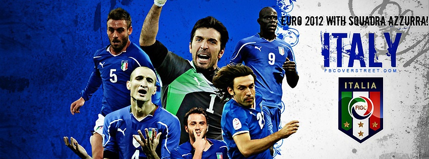 Euro 2012 Italy Facebook cover