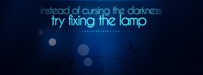 Try Fixing The Lamp Facebook cover