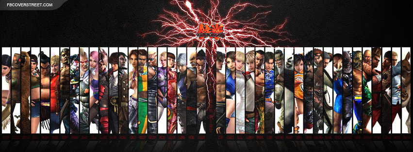 Tekken 6 Characters Facebook cover