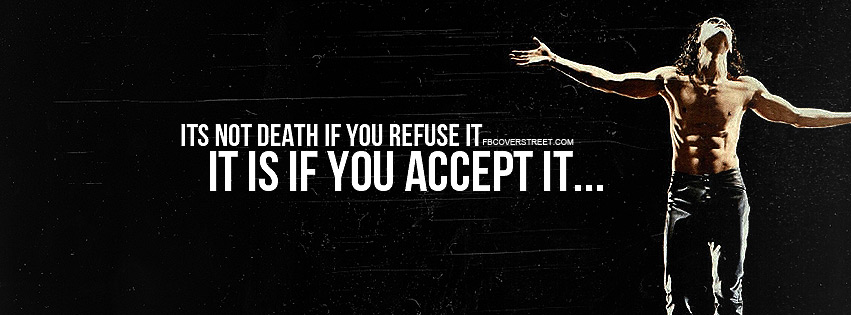 The Crow Death Quote Facebook cover