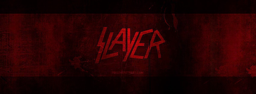 Slayer Grungy Logo Facebook cover