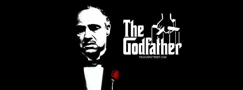 Godfather Black & White Facebook cover