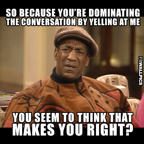 Dominating The Conversation Bill Cosby Meme Facebook Pic