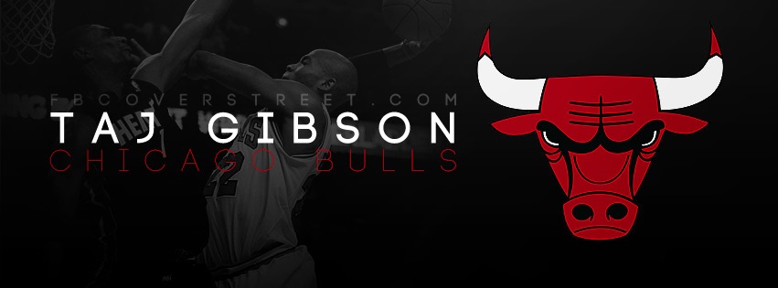 Taj Gibson Chicago Bulls Logo Facebook cover