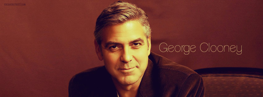 George Clooney 2 Facebook Cover