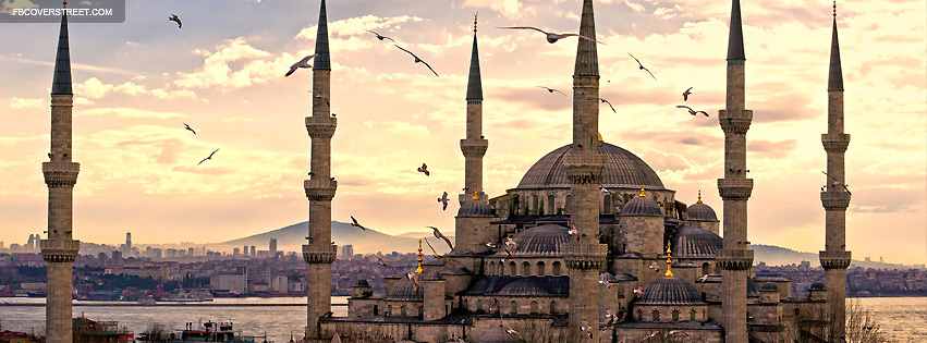 Istanbul Turkey Sultanahmet Mosque Facebook Cover