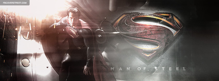 Superman Man of Steel 3 Facebook Cover