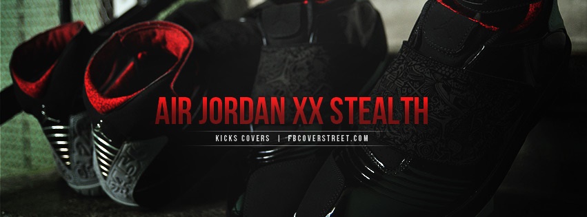 Air Jordan XX Stealth Facebook cover