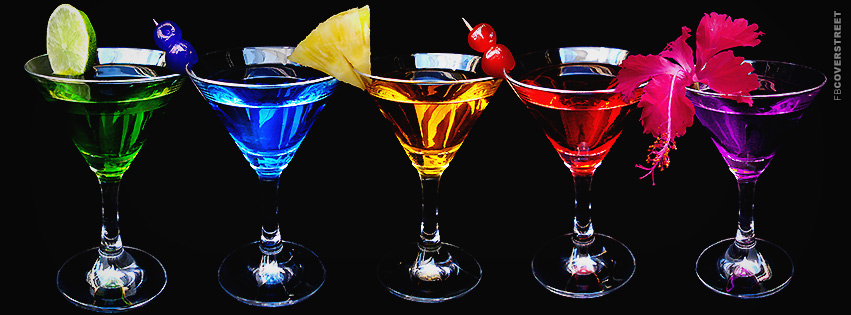 Alcohol Drink Assortment  Facebook cover