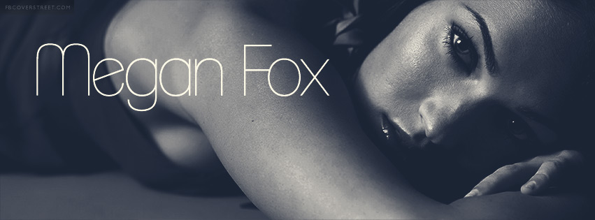 Megan Fox Model Facebook cover