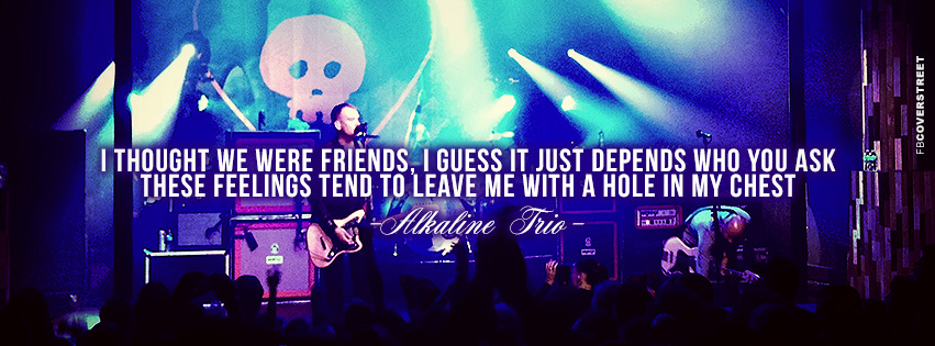 Alkaline Trio Calling All Skeletons Lyrics Quote Facebook Cover