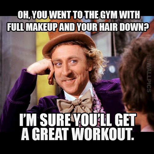 Im Sure Youll Get A Great Workout Fitness Meme Facebook picture