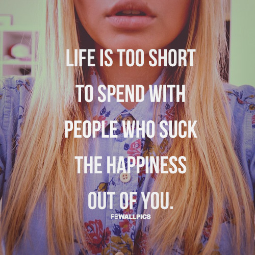 Life Is Too Short Advice Quote Facebook Pic