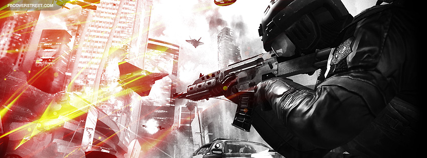 Call of Duty Black Ops II Gameplay Abstract Facebook cover